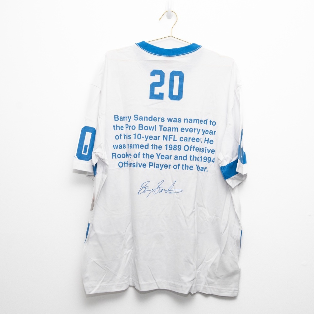 Mitchell & Ness.- Barry Sanders Detroit Lions Throwback Tee - Picture 2 of 7